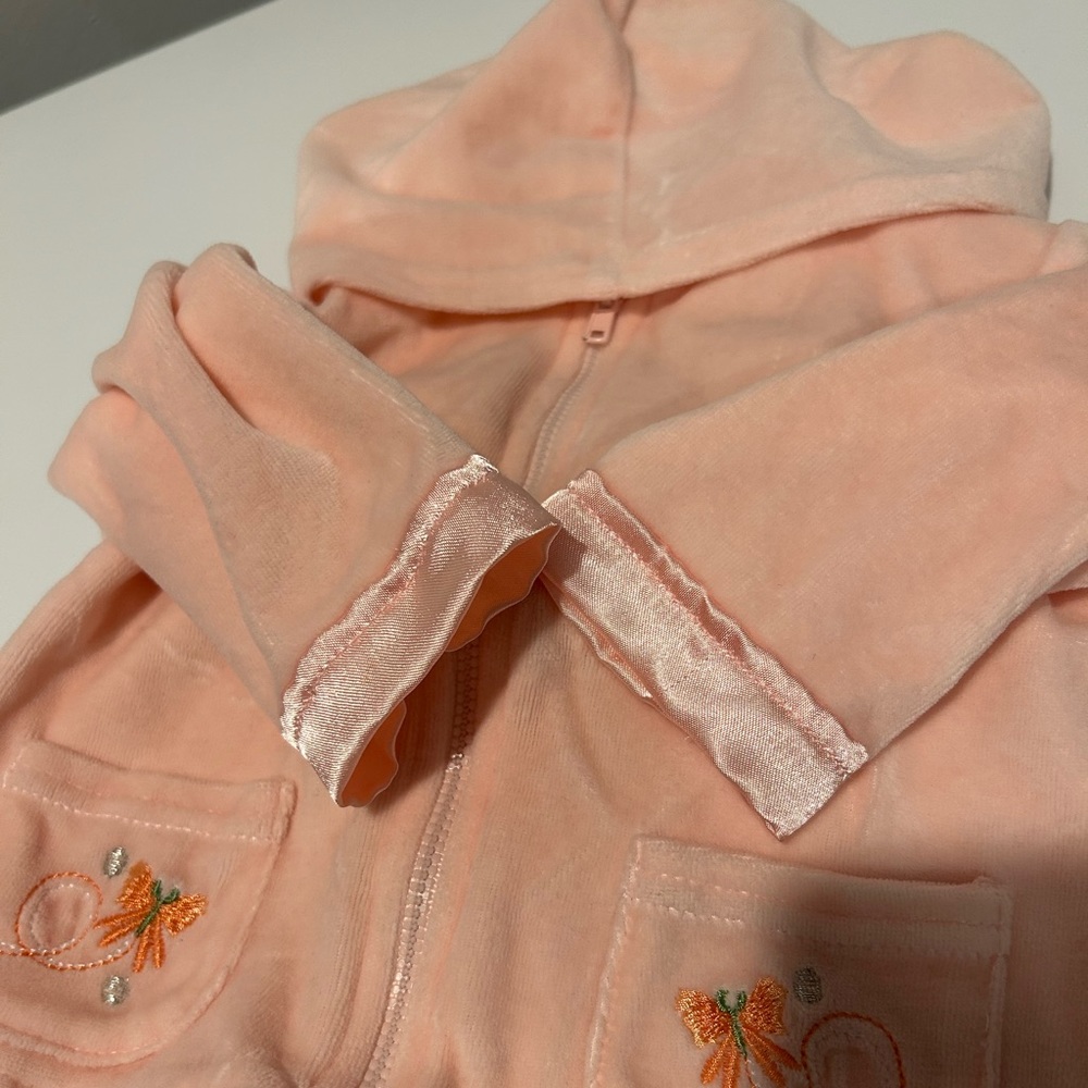 Fisher-Price Peachy Pink Velour Set - Picture 5 of 14